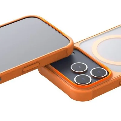 Arareee Duple Magsafe Armor Slim Case For Iphone 17 Pro - Orange